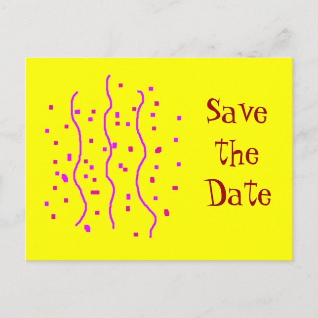 Cartão Postal De Anúncio Confetes, (Frente)