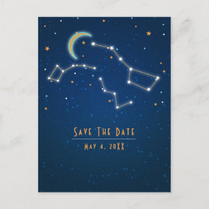 Cartão Postal De Anúncio Constelação da Grande Ursa Observação das Estrelas