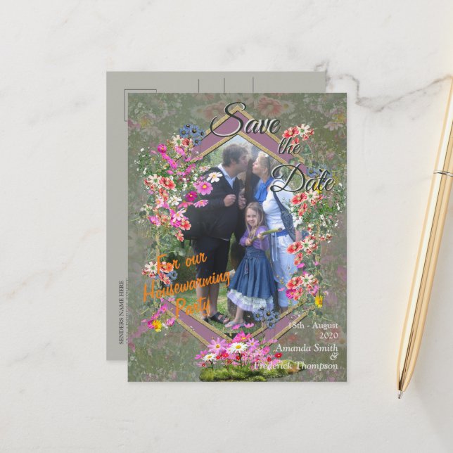 Cartão Postal De Anúncio Cosmos Wilderness (Frente/Verso In Situ)