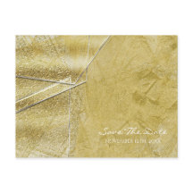 Cristal Vidro Dourado Brilho Glam Salve a Data