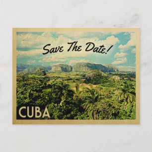 Cartão Postal De Anúncio Cuba Salve A Data Postais Vintage