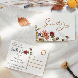 Cartão Postal De Anúncio Daisy Wildflower Floral Colorida