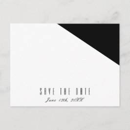 Cartão Postal De Anúncio Data de Guarda de Casamento Triângulo Clássico Pre