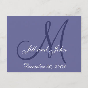 Cartão Postal De Anúncio Data, nomes, economias iniciais do monograma a