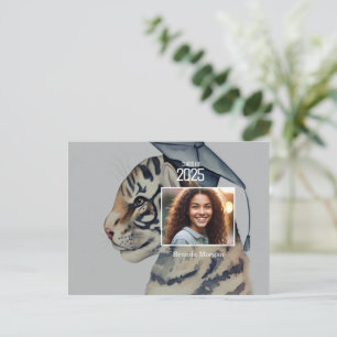 Cartão Postal de Anúncio de Formatura Única