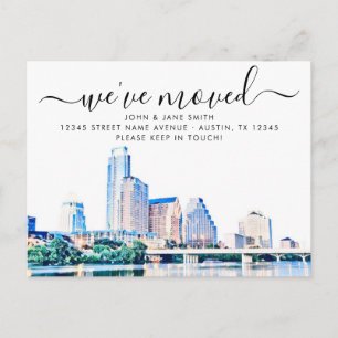 Cartão-postal de Anúncio de Movimentação da Skylin