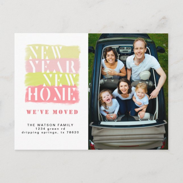 Cartão-postal de anúncio de Movimentação Moderna C (Frente)