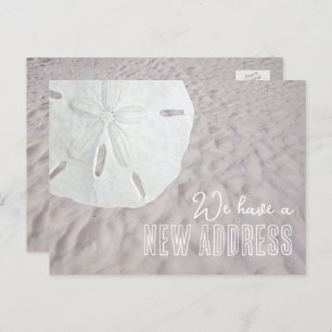 Cartão postal de anúncio de novo endereço em dólar