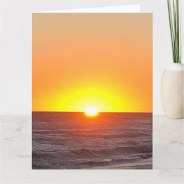 Cartão postal de anúncio de praia