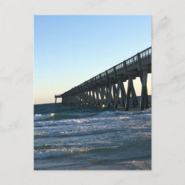 Cartão postal de anúncio de praia