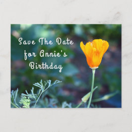 Cartão postal de anúncio de Salve a Data