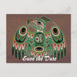 Cartão Postal De Anúncio desenho nativo americano