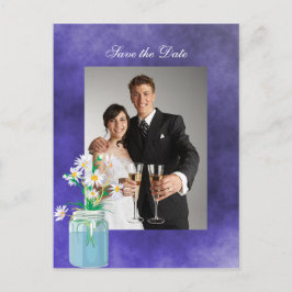 Cartão Postal De Anúncio Dias de Verão Salvem o Cartão-Postal de Data