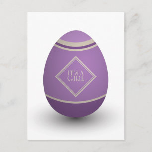 Cartão Postal De Anúncio É um ovo de galinha