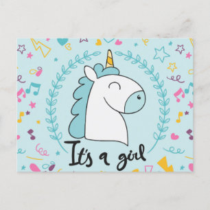 Cartão Postal De Anúncio É uma menina