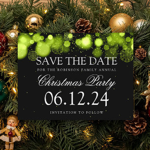 Cartão Postal De Anúncio Economias da festa de Natal o verde da maravilha