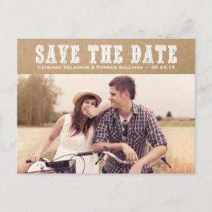 Cartão Postal De Anúncio Economias do vintage da tipografia do país o