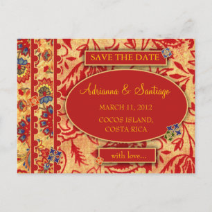 CARTÃO POSTAL DE ANÚNCIO ECONOMIAS FLORAIS DA COSTELA RICAN DO VINTAGE DE