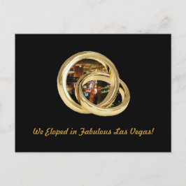 Cartão Postal De Anúncio Elogiamos em fabulosa Bandas de Casamento de Las V