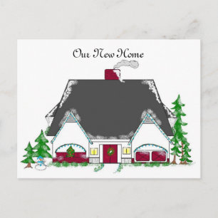 Cartão Postal De Anúncio Endereço novo