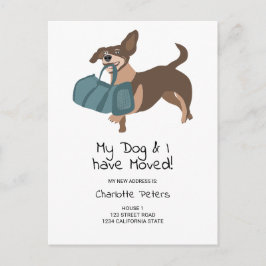 Cartão Postal De Anúncio Engraçado, giro e engraçado movimento da ilustraçã