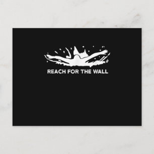 Cartão Postal De Anúncio Equipe de Natação de esporte para o Swimmer