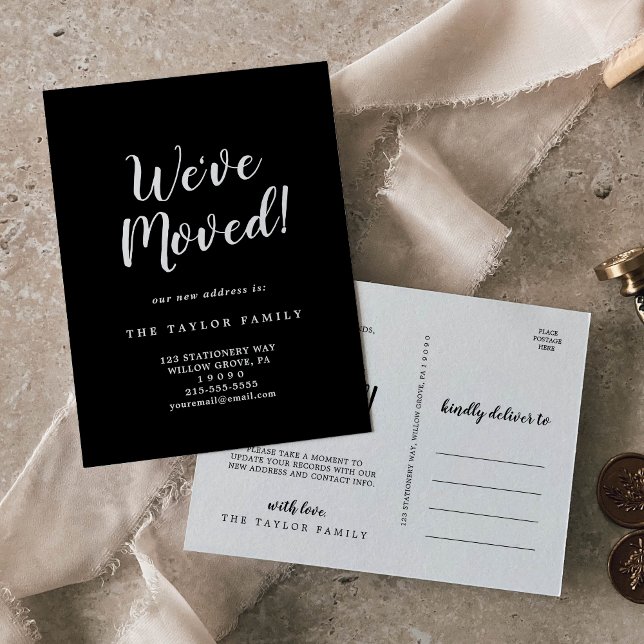 Cartão Postal De Anúncio Esmagado, nos movemos (Criador carregado)