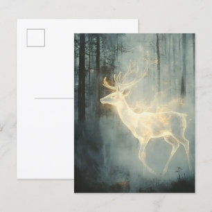 Cartão Postal De Anúncio Espírito de Veado do Forest Guardian