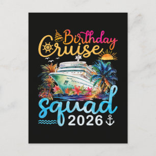 Cartão Postal De Anúncio Esquadrão do Cruzeiro de Aniversário 2026