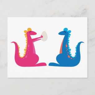 Cartão Postal De Anúncio estamos grávidas