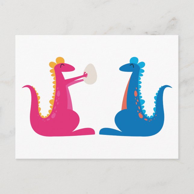 Cartão Postal De Anúncio estamos grávidas (Frente)