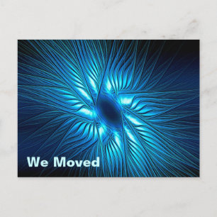 Cartão Postal De Anúncio Estrela azul gravada