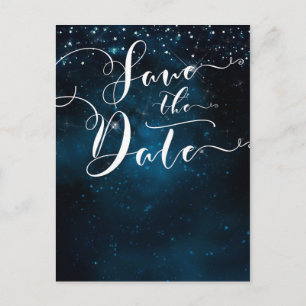 Cartão Postal De Anúncio Estrelas Enfeitiçadas Celestiais Estrelas Salvar a