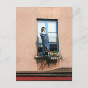 Cartão Postal De Anúncio Eu movi-me!