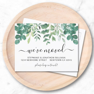 Cartão Postal De Anúncio Eucalyptus que mudamos