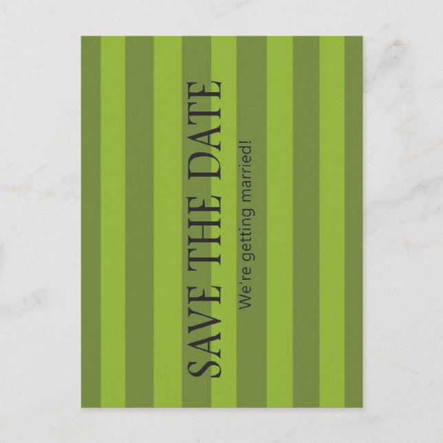 Cartão Postal De Anúncio Faixa Verde (Frente)
