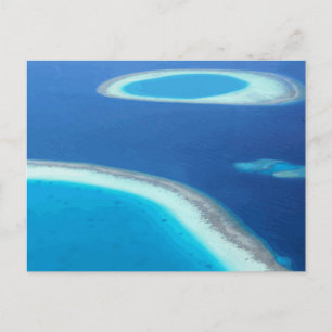 Cartão Postal De Anúncio Festa na Praia Diversão no Oceano Salve a Data Per