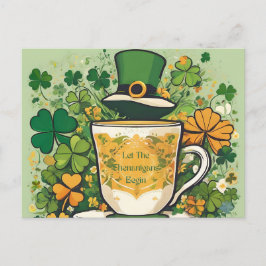 Cartão Postal De Anúncio Festa personalizável de travessuras do Dia de São 