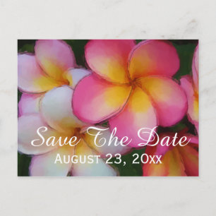 Cartão Postal De Anúncio Flores de Frangipani Plumeria Salvem Casamento de 