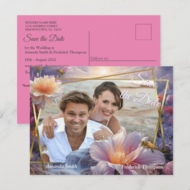 Cartão Postal De Anúncio Flores Místicas do Realm Supernatural (Frente/Verso)