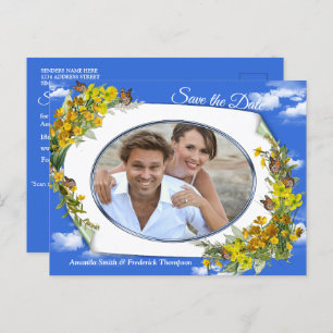 Cartão Postal De Anúncio Flores primavera