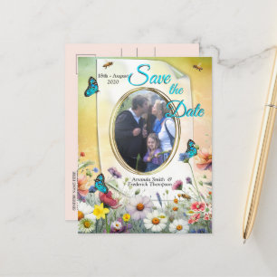 Cartão Postal De Anúncio Florestas de primavera e Verão