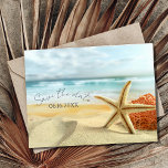 Cartão Postal De Anúncio Florida Beach Wedding Save the Date<br><div class="desc">Este belo casamento de praia de estrelas,  salvar os cartões postais de data,  vai dar um bom humor para o seu casamento na praia,  na Flórida. Personalize com seus detalhes de casamento e envie email para a família e amigos.</div>