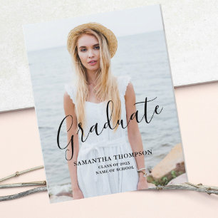 Cartão Postal De Anúncio Formatura de Foto 