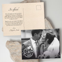 Foto clássica de recém-casados 