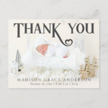 Foto de Bebê Obrigado Nascimento Moderno do Coraçã