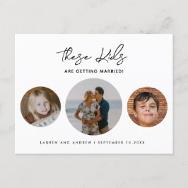 Cartão Postal De Anúncio Foto De Crianças Engraçadas De Orçamento Salvem A 