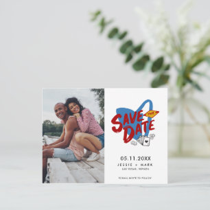 Cartão Postal De Anúncio Foto de Las Vegas Salve a Data