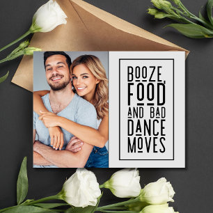 Cartão Postal De Anúncio Foto Engraçado Casamento Salve a Data