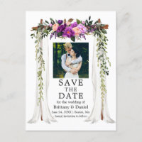Foto Floral Púrpura de Cana d'Água do Casamento